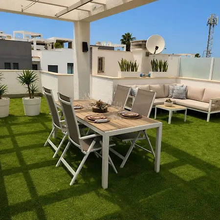Apartment Luxury Penthouse With Private Rooftop Terrace, Pool, Punta Prima, *